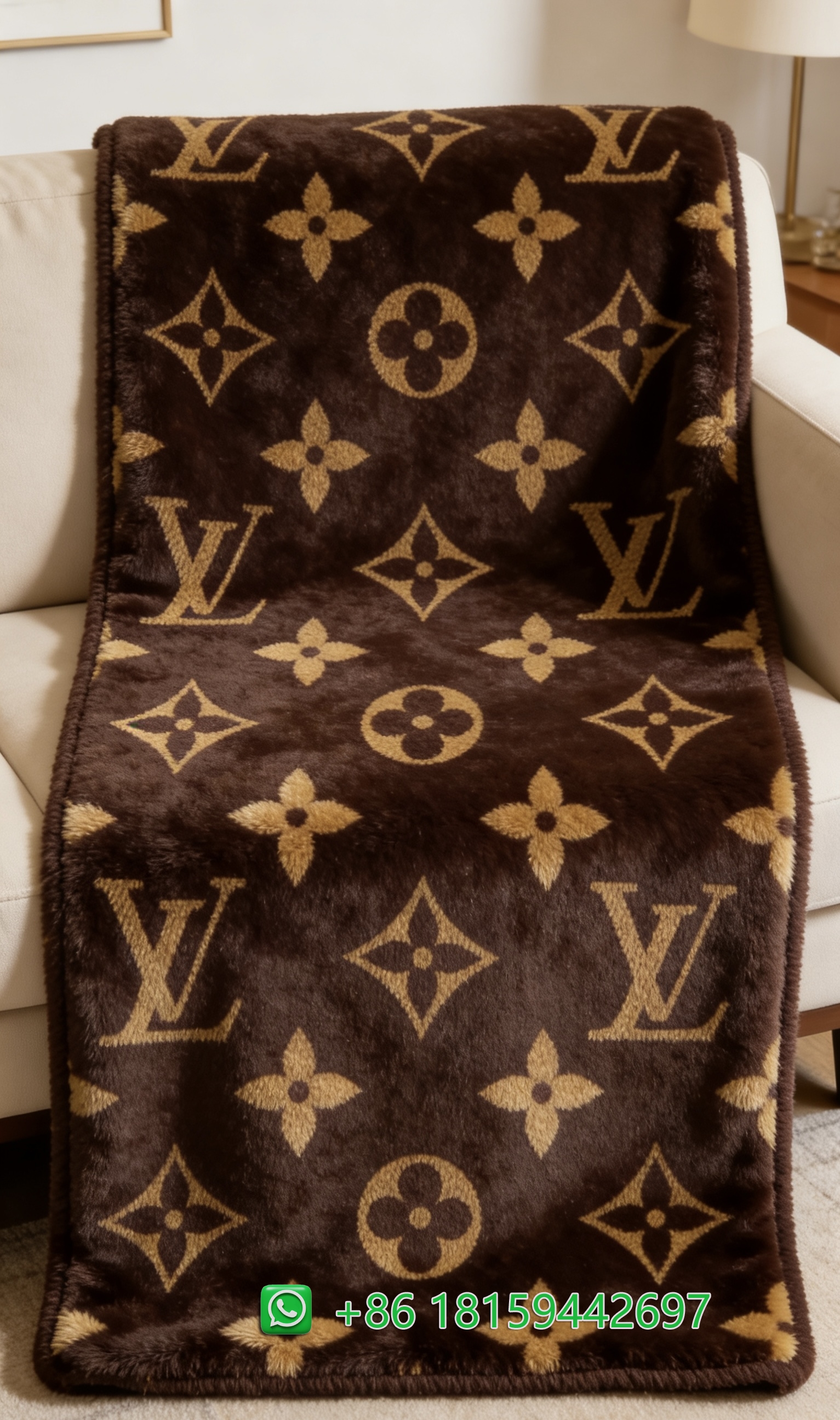 Louis Vuitton Throw Blankets